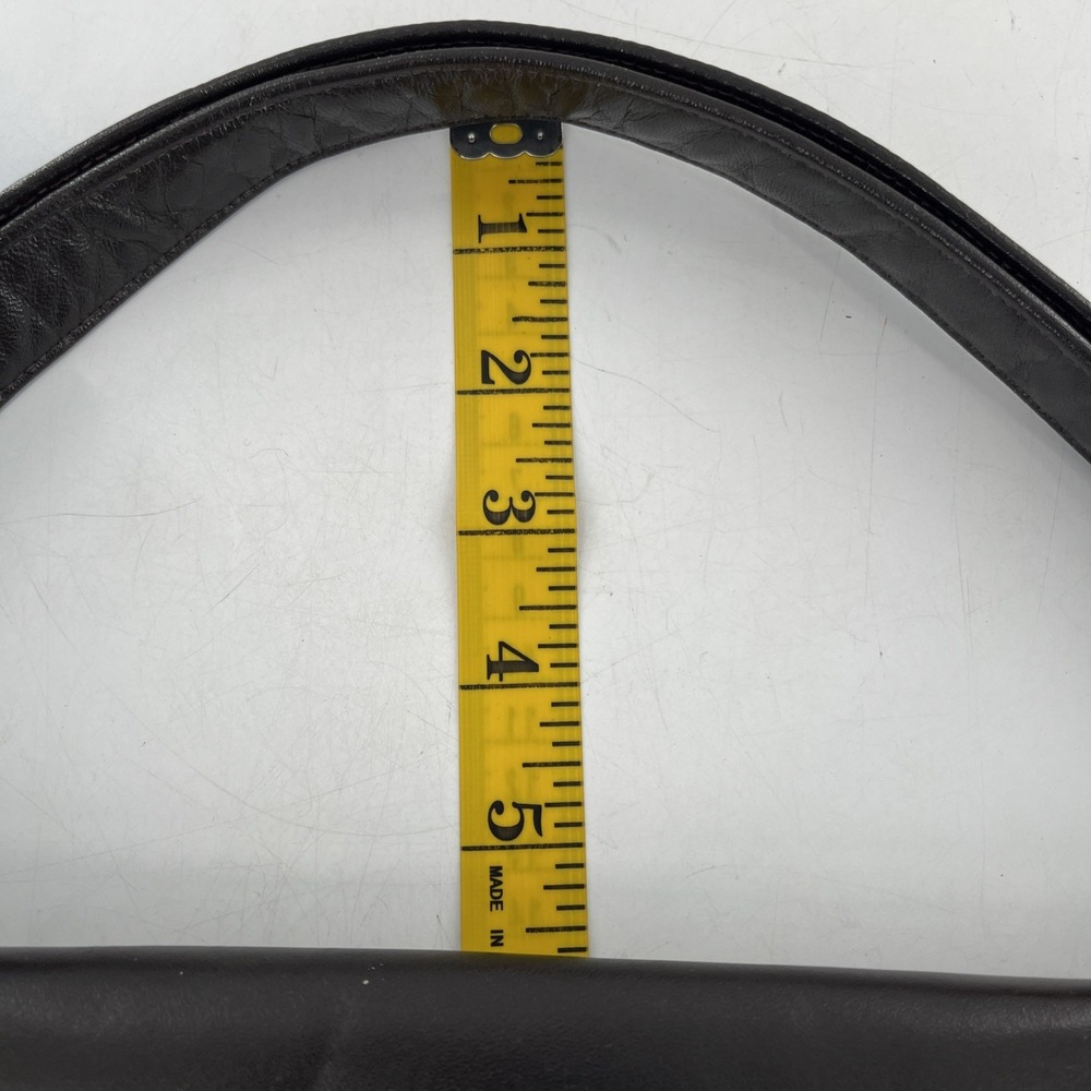 Vintage MCM Susan Gail Leather Shoulder Bag Rare Gold Spur Accents Quiet Luxury - Picture 13 of 16